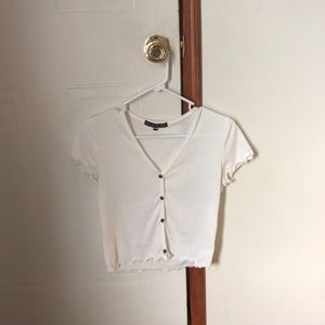 Cropped & Smocked top